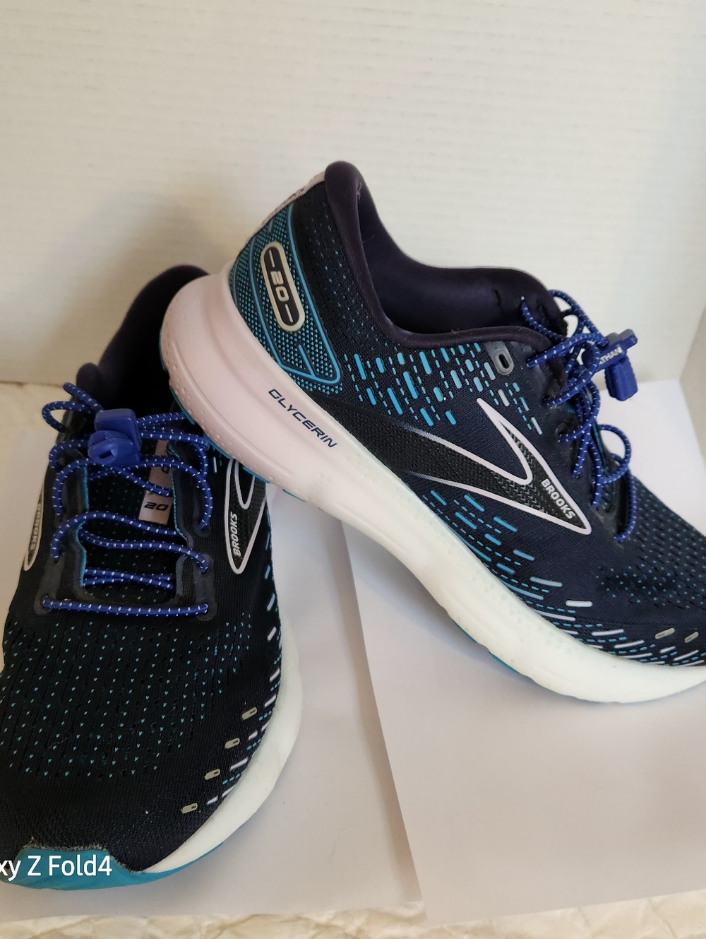 Brooks Navy and Teal Glycerin Women's Running Shoes